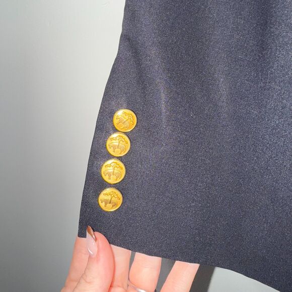 Brooks Brothers BROOKSCOOL Wool Blend Blazer - Black 43L - Picture 3 of 9